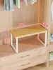 Estante de almacenamiento para armario, estante de gabinete, estante interior en gabinete, organizador de almacenamiento para microondas de escritorio, panel divisor de gabinete de cocina
