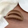 Clip de Tiburón Semi-Circular Hueco de Silicona Suave Nuevo Estilo Francés Pinza Sencilla para Agarrar Pinza para Cola de Caballo de Mujer Venta al por Mayor