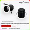 Baoge Refletor LED Pequeno Refletor Abertura 30M40Mm1W3W Anti-reflexo Profundo Mini Guarda-roupa Armário de Vinho Luz de Armário
