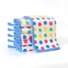 Nova Toalha Quadrada de Coral Fleece com Bolinhas Espessa Absorvente de Água para Lavar Mesa de Cozinha Limpar Mãos com Cordão
