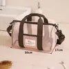 Nova Bolsa de Armazenamento de Malha Portátil para Natação, Bolsa de Higiene Pessoal Portátil de Grande Capacidade para Férias, Bolsa de Armazenamento Multifuncional para Praia