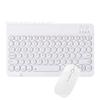 Para tableta iPad Teclado Bluetooth Inalámbrico Ratón Bluetooth Set Tecla Redonda Retroiluminación Colorida Tailandés Francés