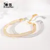 Pulseira Bolsa de Dinheiro Galáxia Brilhante de Prata Esterlina S925 Envolto em Malha Cristal Brilhante Estilo Luxo Acessível Presente