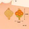 Nuevo Estilo Esmalte Planta Flor Rosa Hortensia Girasol Aleación Colgante Accesorios para Joyería DIY Materiales para Collares