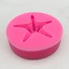 Pastel de vida marina tridimensional estrella de mar pequeña diy molde de chocolate fondant molde de silicona epoxi molde para rejilla de hielo