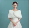Vestido de noiva, xale de lã para casamento, cheongsam de inverno, vestido de etiqueta para dama de honra, xale de pele sintética, casaco de capa de outono e inverno