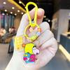 Nuevo llavero pequeño de dibujos animados con forma de crayón de amor, llavero acrílico con personalidad para pareja, colgante creativo para bolso escolar