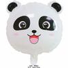 Conjunto de cabeça de panda gigante Balão de folha de alumínio de filme de alumínio Bebê Cem dias de idade Banquete de casamento Celebração Balão decorativo