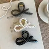 Nuevo Pinza de Garra Grande de Lunares para Mujer Moda Temperamento para Cabello Grueso Pinza para el Cabello Celebridad de Internet Ins Parte Trasera de la Cabeza Pinza de Tiburón Pasador
