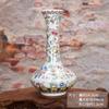 Jarrón de cerámica Jingdezhen, adornos para el hogar, estilo étnico retro, porcelana rosa, flor trepadora china, jarrón antiguo, venta al por mayor