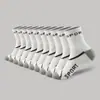 Nuevos Calcetines Deportivos Transpirables Absorbentes de Sudor para Correr de Otoño, Combinación de Colores, Casual Versátil, de Media Pantorrilla, Calcetines con Letras Modernos para Hombres y Mujeres