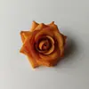 Flor Artificial Pequena Canto Flor Rosa Cartão de Cabelo Cabeça de Flor Falsa Cabeça de Rosa Roupas Chapéu de Flor de Seda com Cabeça de Flor Atacado
