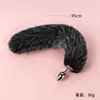 Tapón anal de cola de zorro esponjosa tamaño grande, juguete sexual anal para mujeres, expansor anal, producto para juegos de rol para adultos, tapón anal