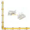 Conector angular en L transparente de cristal especial sin soldadura para lámpara COB sin área oscura ángulo recto de 90 grados tarjeta RGB monocromática