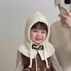 Otoño e Invierno Nuevo Estilo Sombrero y Bufanda para Niños Todo en Uno Invierno Lindo y Cálido Sombrero de Lana para Niños y Niñas Bebé Venta al por Mayor