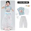 Conjunto de Ropa de Jazz para Chicas de Street Dance, Conjunto de Ropa de Actuación Bunny de Malla Corta con Corazón, Atuendo de Actuación para Pasarela de Chica de Jazz