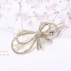 A8421 nuevos accesorios para el cabello de estilo coreano con pedrería corbata de lazo de moda tocado pasador pasador accesorios de AliExpress para mujeres