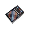 Caja de Regalo para Corbata Ropa Formal para Hombre Negocios de Gama Alta Boda Festividad Corbata de Seda de Poliéster Hecha a Mano de Gama Alta Corbata Personalizada para Hombre