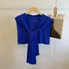 Chal de punto Primavera y Otoño Nuevo Estilo Coreano Gama Alta Oficina Protector de Cuello Chaleco Moda Versátil Ropa Exterior para Mujer Tendencia