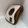 Esterilla de Verano, Almohada para Siesta de Espuma Viscoelástica de Seda de Hielo, Almohada de Oficina, Almohada Multifuncional Transpirable para Siesta en el Control Central para Estudiantes
