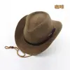 Moda Nuevo Sombrero de Panamá Verano Transpirable Protector Solar Pareja Sombrero Vaquero Occidental Hebilla de Cinturón de Playa Sombrero para Padres e Hijos