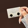Pendientes de Tachuela de Perla Francesa de Lujo Ligero Aguja Plateada Diseño Retro Coreano Pendientes de Ojo de Gato Luna Estrella Puños de Oreja de Zirconia Súper Brillantes