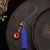 Novo Pingente de Agata Vermelha Estilo Estados Combatentes Fivela de Segurança Pingente Tecido à Mão Pingente para Celular Cordão Wenwan Estilo Chinês