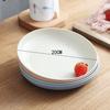 Conjunto de Pratos de Palha de Trigo para Casa Restaurante Louça Japonesa Pratos Tigela de Jantar Combinação de Copo Anti-queda Atacado