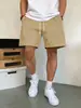 Bermudas Masculinas Lisas 2025 Bermudas Casuais Masculinas Largas
