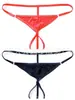 Tanga Sexy Vazada com Abertura no Gancho Masculina de Cintura Baixa Transparente Calcinha T com Abertura no Gancho Sem Remoção de Seda de Leite