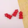 Urso Colorido em Spray de Liga Metálica Acessórios de Pirulito DIY Brincos Colar Pulseira Pingente Materiais Artesanais