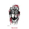 Adesivos de tatuagem à prova d'água transfronteiriços, adesivos de tatuagem de personagem totem animal, atacado de adesivos de tatuagem