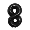 Globos Digitales de 32 pulgadas Empacados Individualmente, Decoraciones de Cumpleaños Versión Americana, Globos Decorativos Flotantes de Papel de Aluminio con Helio