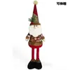 Muñecos de Navidad, Papá Noel telescópico de Navidad, muñeco de nieve, renos, artículos de decoración navideña, decoraciones de ambiente navideño