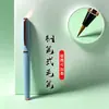 Pluma Fuente Estilo Pluma Pincel, Portátil, Recargable, Hermosa Pluma de Caligrafía, Pequeña Pluma de Punta Suave para Letra Regular, Dedicada para Caligrafía, Viene con Tinta y Cartucho de Tinta