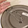 Colar com Pingente de Borboleta de Pérola com Gradiente de Cristal de Gelo Corrente de Clavícula Feminina de Verão Requintado de Alta Qualidade Doce e Fresco Sexy