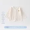 Chaqueta Ligera para Bebé, Cárdigan de Algodón para Bebé de Verano, Camiseta para Bebé con Aire Acondicionado para Recién Nacido, Ropa Interior Sin Costuras para Bebé