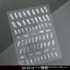 Pegatinas para Uñas Iridescentes con Patrón Irregular Dorado y Plateado Textura de Polvo de Espejo Mágico Pegatinas para Uñas Tridimensionales Holográficas de Estampado en Caliente Deslumbrante