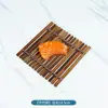 Decoración de Presentación de Comida Japonesa Escalera de Bambú para Sashimi Balsa de Bambú Valla de Bambú Plato Decorativo para Barbacoa Japonesa Presentación de Mariscos
