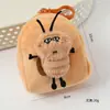 Bolsita de Dinero Linda de Dibujos Animados, Colgante Portátil para Mochila de Estudiante, Bolsa de Almacenamiento de Monedas de Muñeco de Peluche, Pequeño Regalo