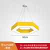 Led Color Hexagon Y-shaped Chandelier Jardim de infância Educação infantil Instituição de treinamento Playground Criativo Honeycomb Modelagem Lâmpadas