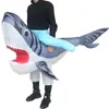 Disfraz inflable de dinosaurio personalizable traje de tiburón alienígena Halloween disfraz divertido para actuación decoración de fiesta