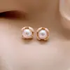 Pendientes de plata de ley S925 estilo coreano de lunares con lazo 2026 nuevos de moda populares versátiles de alta gama hermosos pendientes para mujer