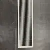 Rejilla de Ventilación de Aire Acondicionado de Aleación de Aluminio con Lamas, Salida de Ventilación Cruzada con Lamas, Salida Directa a Prueba de Lluvia de Aleación de Aluminio con Lamas