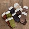 Calcetines para niños otoño e invierno calcetines de media caña para niñas medias cálidas para bebé calcetines hasta la rodilla para bebé calcetines de encaje sueltos sin costuras