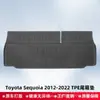 Adecuado para Toyota Sequoia 2012-2022 Tapetes de Piso TPE Material 3D para Todo Clima Tapete de Cajuela