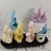 Molde para Vela Aromática Llama de Coral de Amazonia Adorno de Piedra Difusora DIY Herramienta de Pulido de Silicona para Velas de Coral Marino