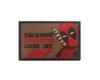 Parche de Tela Bordado para Brazo Anime Esfuerzo MÁXIMO Parche de Velcro Deadpool