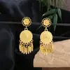 Brincos Miao Étnicos Longos com Franjas de Novo Estilo, Luxo Leve Prata Miao Estilo Étnico Brincos Exagerados Fashion Statement