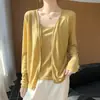 Nuevo Estilo de Cardigan de Punto Abotonado para Mujer de Principios de Primavera, Ropa Exterior Casual de Moda de Alta Gama, Chaqueta Delgada, Tendencia al por Mayor